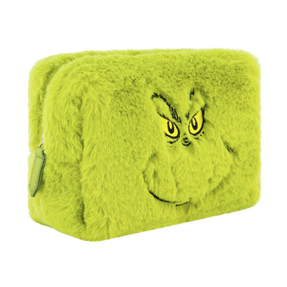 The Grinch Face Plush Cosmetic Bag - Stiles Supply Co.