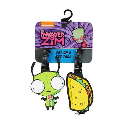 Invader Zim GIR & Taco Luggage Tag 2-Piece Set - Stiles Supply Co.