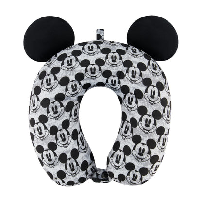 Disney Mickey Mouse Black / Grey 3D ears travel pillow - Stiles Supply Co.