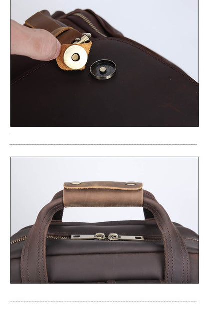 Steel Horse Leather The Gaetano Leather Camera Bag - Stiles Supply Co.