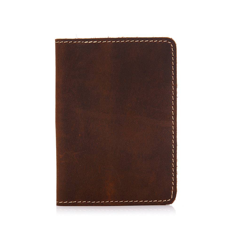 Steel Horse Leather Priam Handmade Leather Passport Cover - Stiles Supply Co.