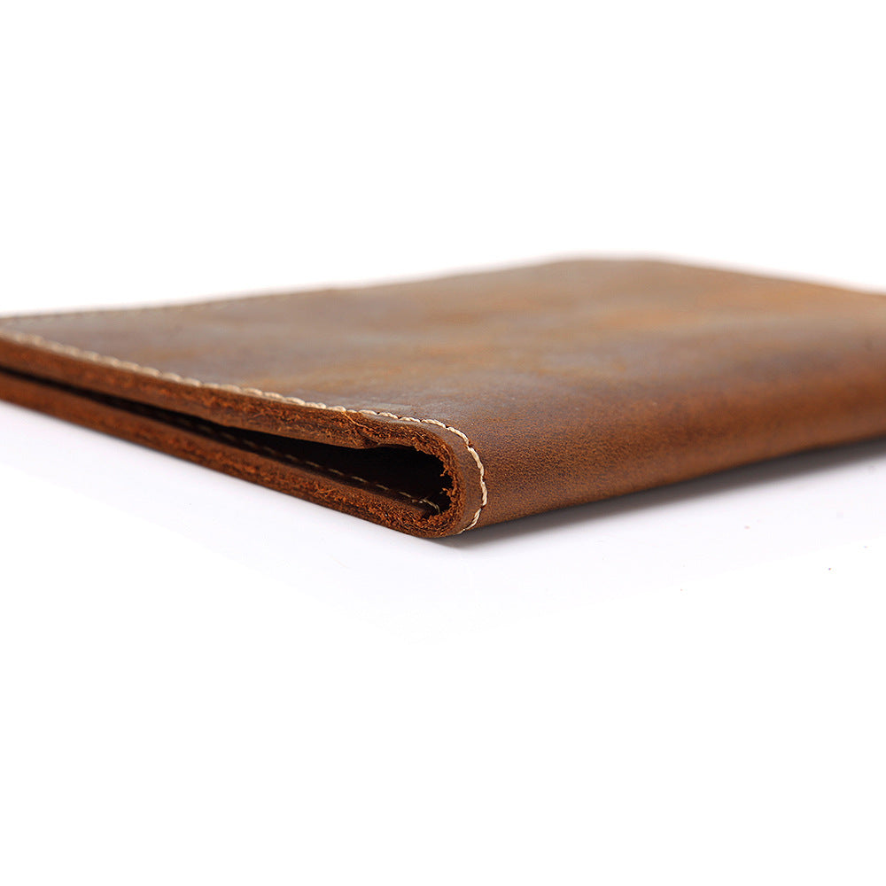 Steel Horse Leather Priam Handmade Leather Passport Cover - Stiles Supply Co.