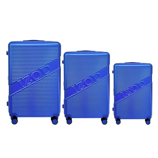 IZOD Harper Expandable ABS Hard shell Lightweight 3 Piece Luggage Set - Stiles Supply Co.