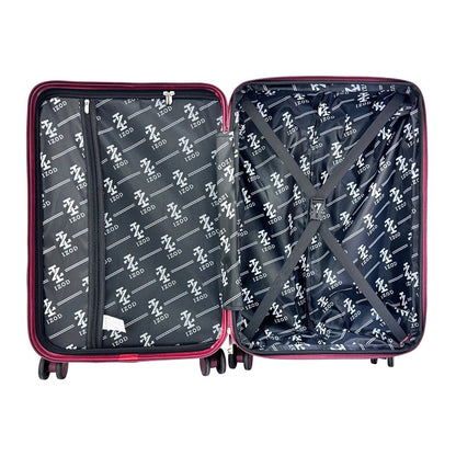 IZOD Harper Expandable ABS Hard shell Lightweight 3 Piece Luggage Set - Stiles Supply Co.