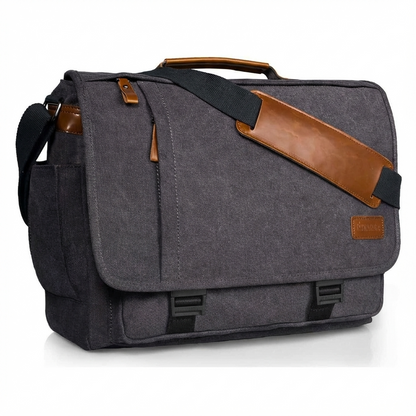 FR Fashion Co. 18.5" Canvas Laptop Messenger Bag