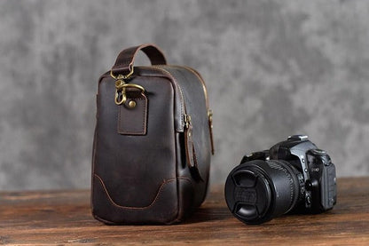 Steel Horse Leather The Calista Small Leather Camera Bag - Stiles Supply Co.