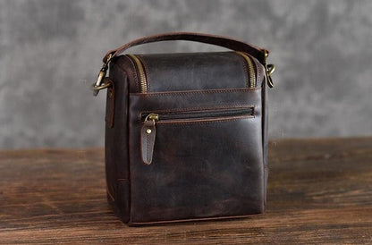 Steel Horse Leather The Calista Small Leather Camera Bag - Stiles Supply Co.
