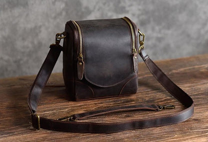 Steel Horse Leather The Calista Small Leather Camera Bag - Stiles Supply Co.