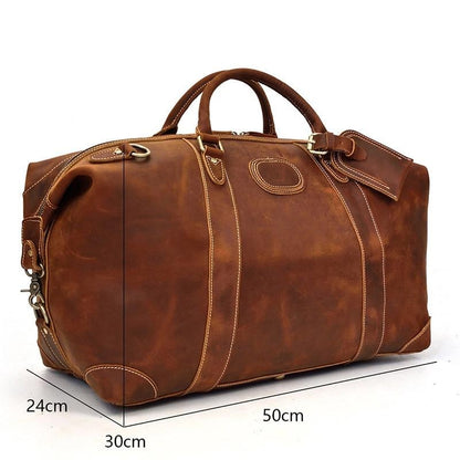 Steel Horse Leather The Eira Duffle Bag - Stiles Supply Co.