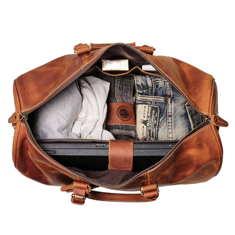 Steel Horse Leather The Brandt Small Weekender - Stiles Supply Co.