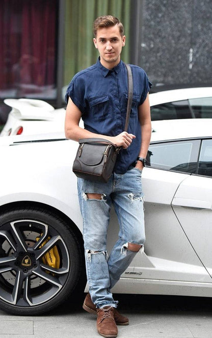 Steel Horse Leather The Calista Small Leather Camera Bag - Stiles Supply Co.