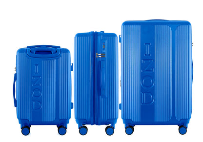 IZOD Hyman Expandable Hard shell Lightweight 3 Piece Luggage Set - Stiles Supply Co.