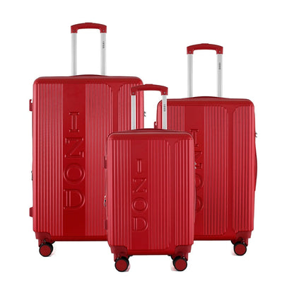 IZOD Hyman Expandable Hard shell Lightweight 3 Piece Luggage Set - Stiles Supply Co.
