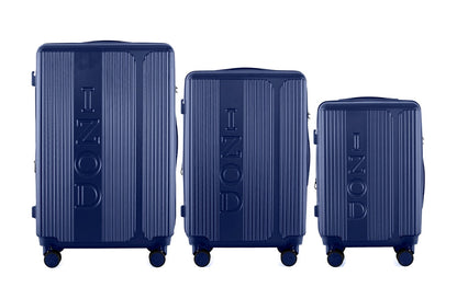 IZOD Hyman Expandable Hard shell Lightweight 3 Piece Luggage Set - Stiles Supply Co.