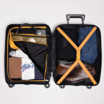 Sole Premise 28-inch Black Hardcase Checked Luggage