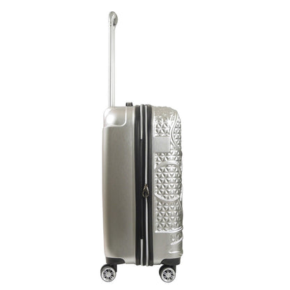Mickey Mouse Rolling Luggage FŪL Disney Luggage 26" Silver - Stiles Supply Co.