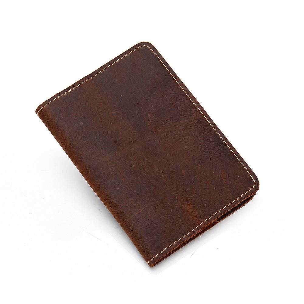 Steel Horse Leather Priam Handmade Leather Passport Cover - Stiles Supply Co.
