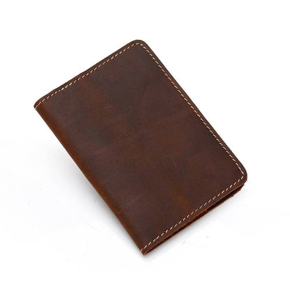 Steel Horse Leather Priam Handmade Leather Passport Cover - Stiles Supply Co.
