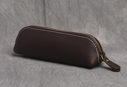 Steel Horse Leather The Paavo Leather Pen Case | Makeup Pouch - Stiles Supply Co.