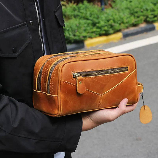Steel Horse Leather The Nomad Toiletry Bag - Stiles Supply Co.