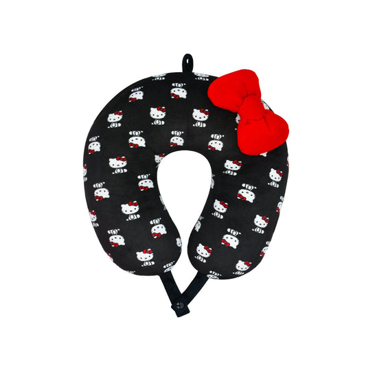 Hello Kitty Travel Neck Pillow Black & Red - Stiles Supply Co.
