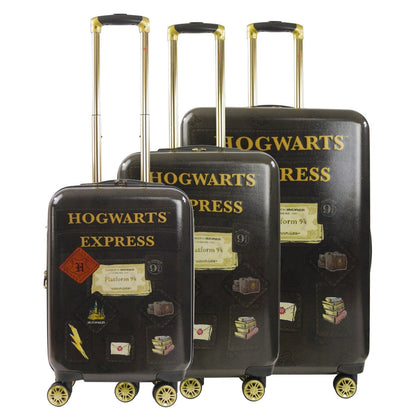 Harry Potter Hogwarts Express 3 Pcs Luggage Set Black - Stiles Supply Co.