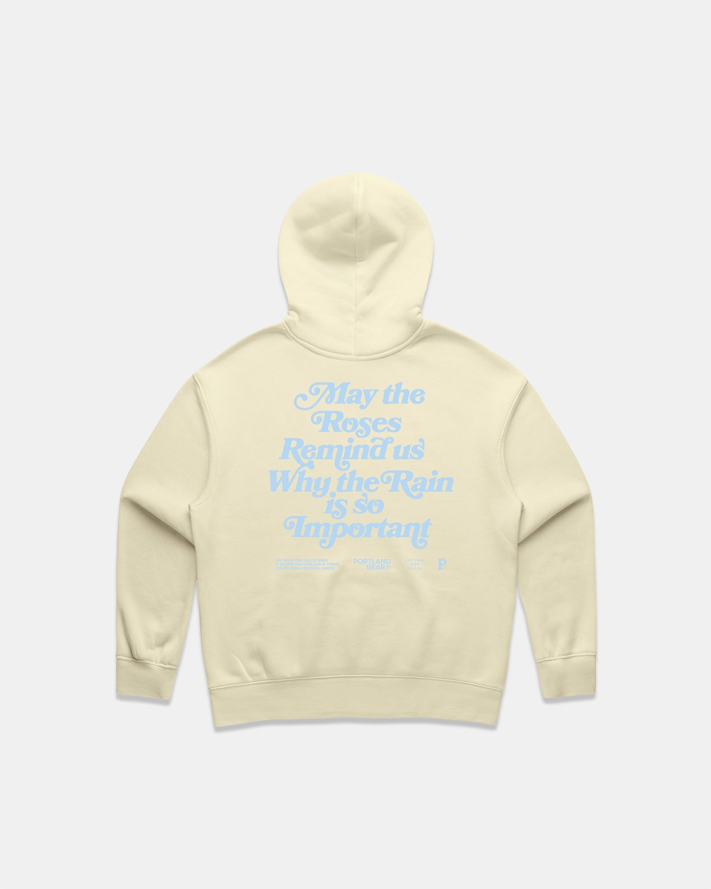 Portland Gear Women's Sueded Slogan Hoodie - Butter