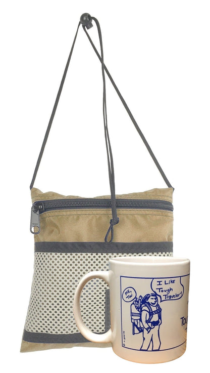 Tough Traveler LARGE POUCH with MESH POCKET