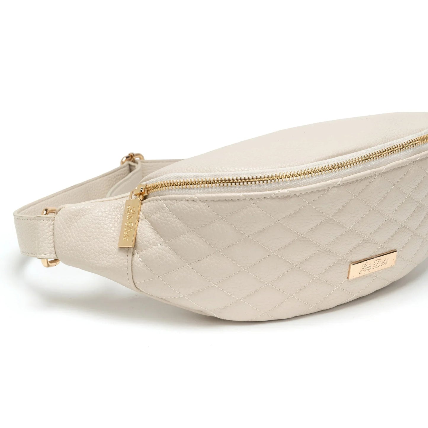 Luli Bebe Crossbody Sling Bag | Pearl White
