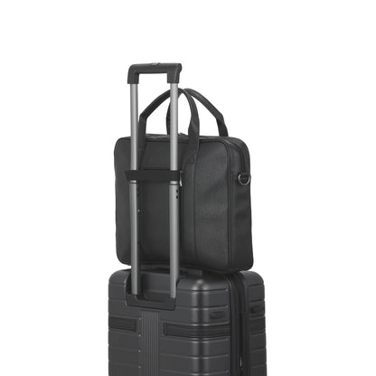 Bugatti Palermo Briefcase | Professional Vegan Leather Bag - Stiles Supply Co.