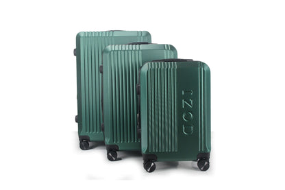 IZOD Zane Expandable Hard shell Lightweight 3 Piece Luggage Set - Stiles Supply Co.