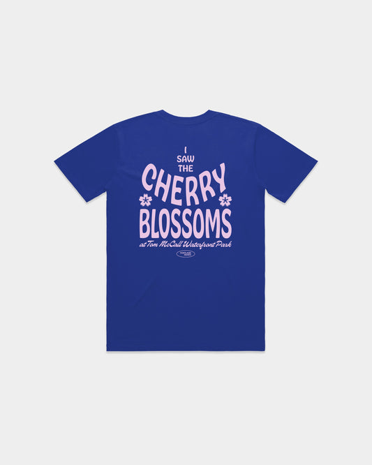 All-American Waterfront Blossom Tee - Blue - Stiles Supply Co.
