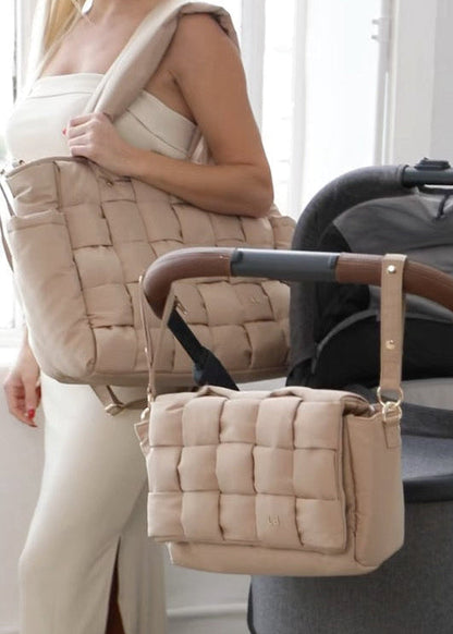 Luli Bebe Infinite Carryall & Tote Bundle - Latte