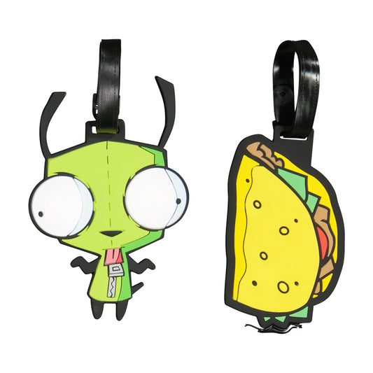 Invader Zim GIR & Taco Luggage Tag 2-Piece Set - Stiles Supply Co.