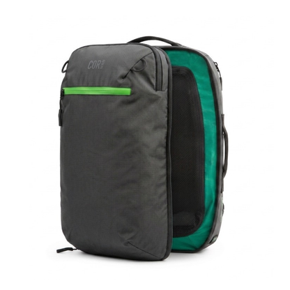 COR Surf Island Hopper 2.0 Travel Backpack – New Matte Black | Lightweight Waterproof 28L & 34L