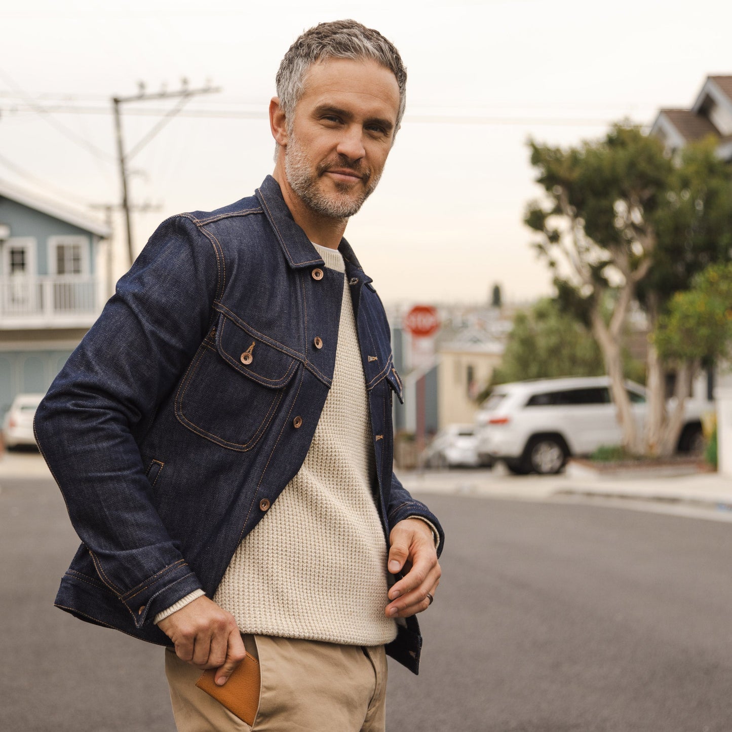 Compact Bifold with RFID protection - Natural