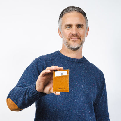 CASUPO Minimalist Wallet with RFID protection - Natural