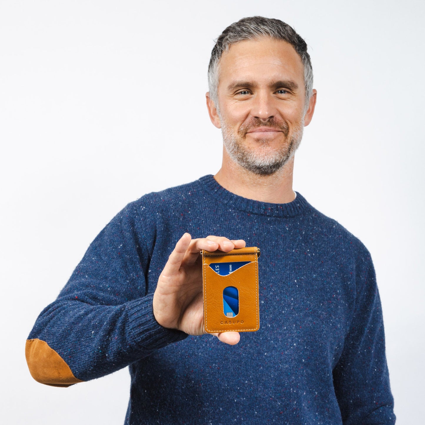 CASUPO Large Billfold Wallet with RFID protection - Black