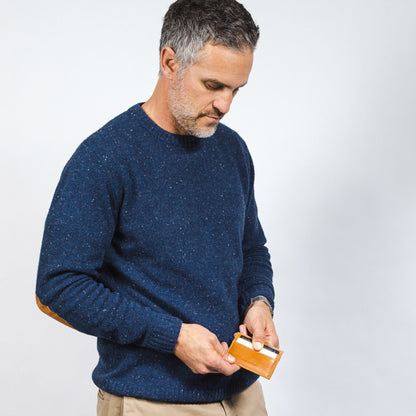 CASUPO Slim Card Holder Wallet with RFID Protection - Natural