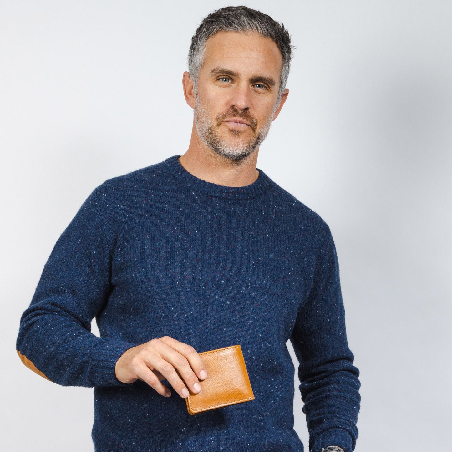 CASUPO Large Billfold Wallet with RFID protection - Natural