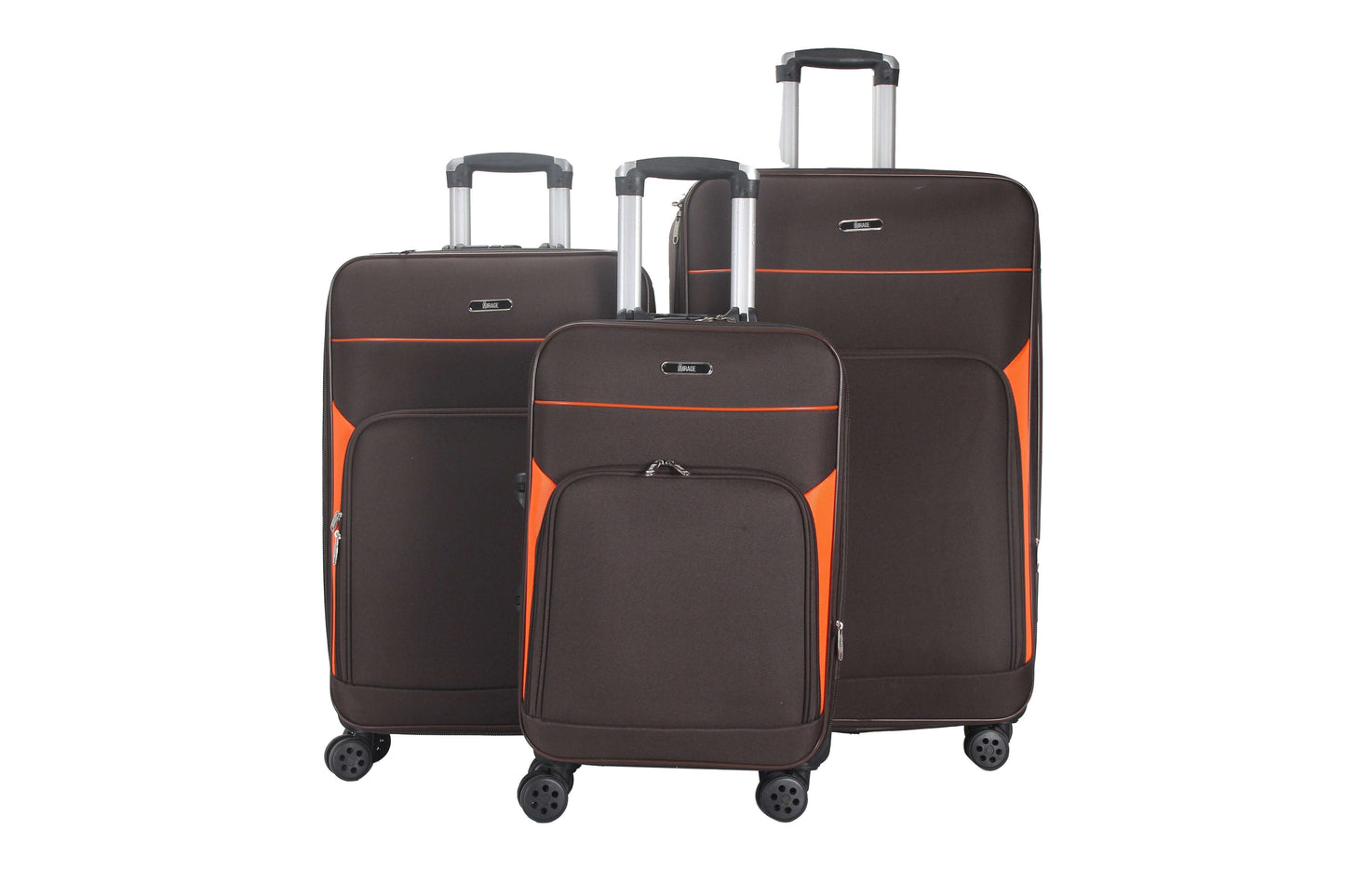 Mirage Jane Soft Shell Lightweight Expandable 3 Piece Luggage Set - Stiles Supply Co.