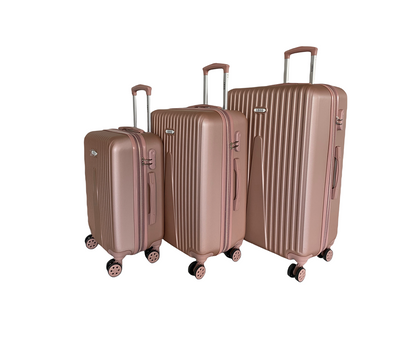 IZOD Janisa Expandable Hard shell Lightweight 3 Piece Luggage Set - Stiles Supply Co.
