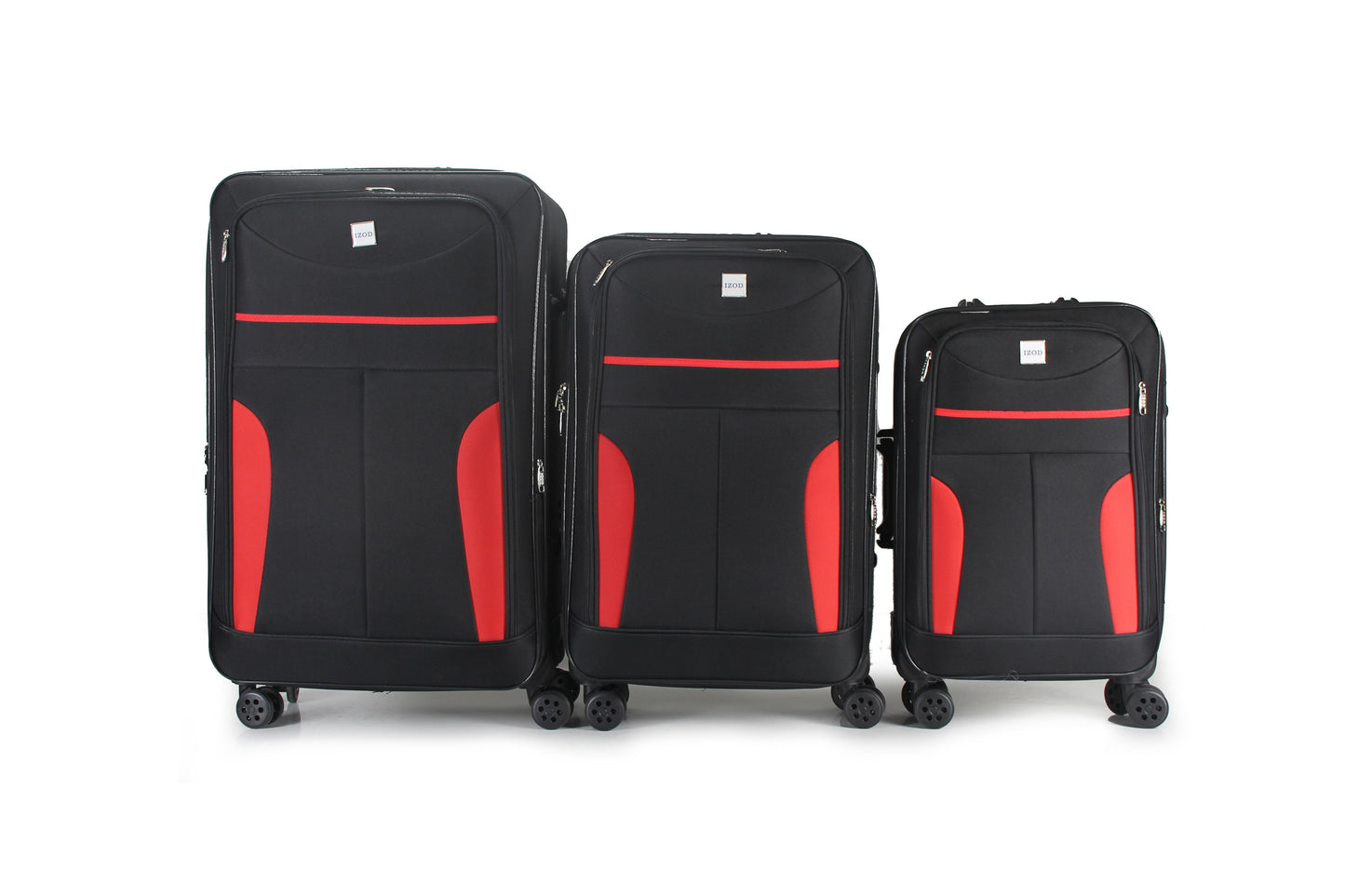 IZOD Janna Soft Shell Lightweight Expandable 3 Piece Luggage Set - Stiles Supply Co.