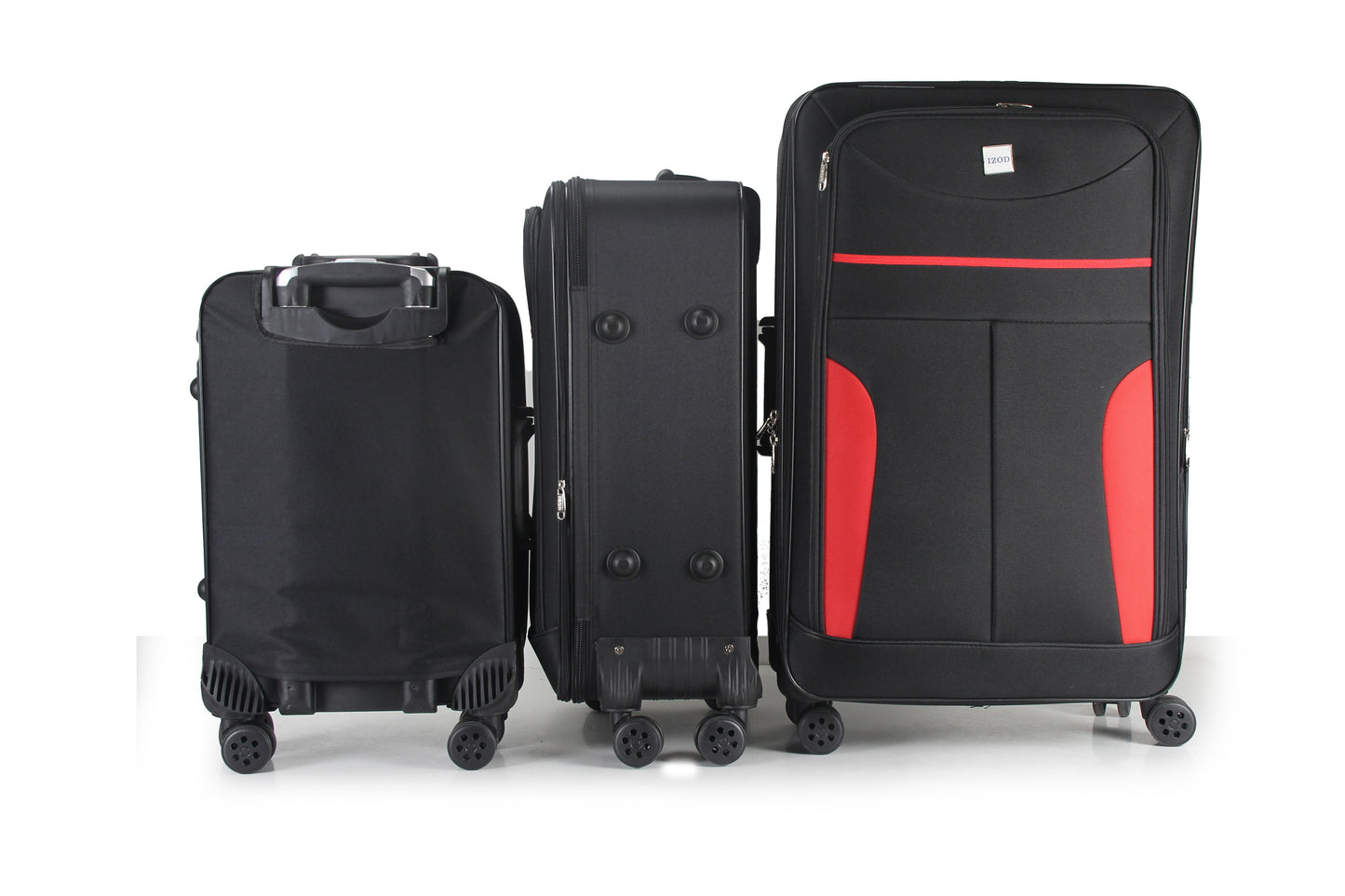 IZOD Janna Soft Shell Lightweight Expandable 3 Piece Luggage Set - Stiles Supply Co.