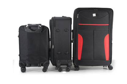 IZOD Janna Soft Shell Lightweight Expandable 3 Piece Luggage Set - Stiles Supply Co.