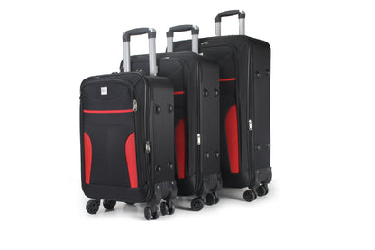 IZOD Janna Soft Shell Lightweight Expandable 3 Piece Luggage Set - Stiles Supply Co.