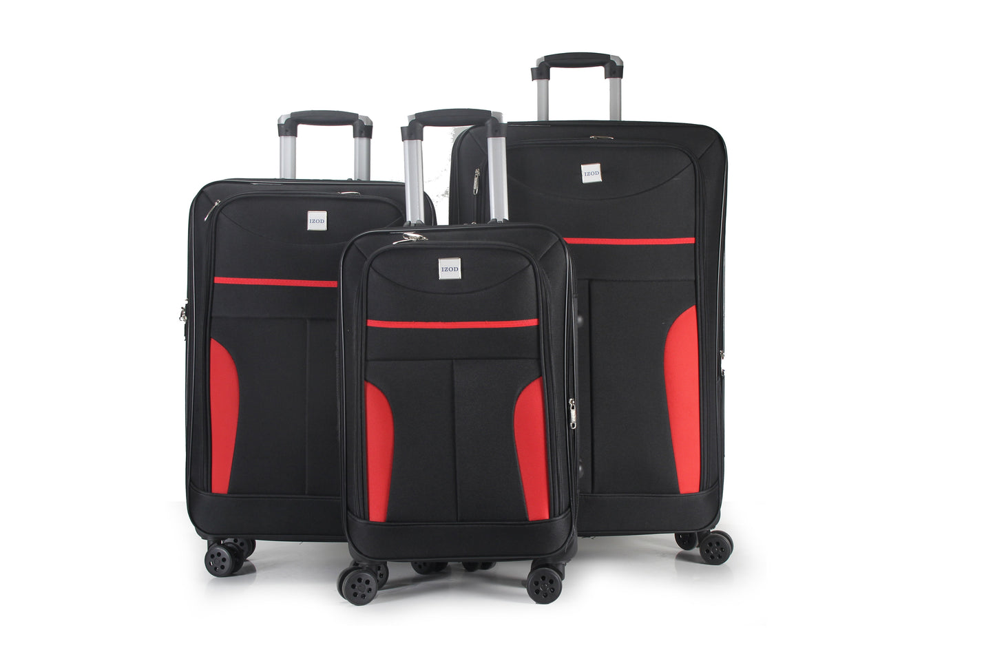 IZOD Janna Soft Shell Lightweight Expandable 3 Piece Luggage Set - Stiles Supply Co.