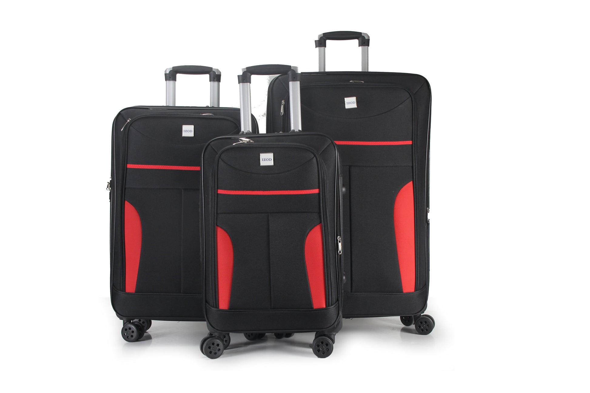 IZOD Janna Soft Shell Lightweight Expandable 3 Piece Luggage Set - Stiles Supply Co.