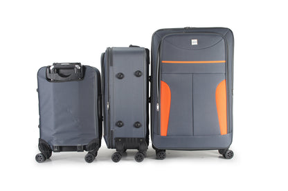IZOD Janna Soft Shell Lightweight Expandable 3 Piece Luggage Set - Stiles Supply Co.