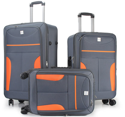 IZOD Janna Soft Shell Lightweight Expandable 3 Piece Luggage Set - Stiles Supply Co.